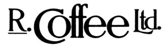 R. Coffee Ltd. Gift Certificate